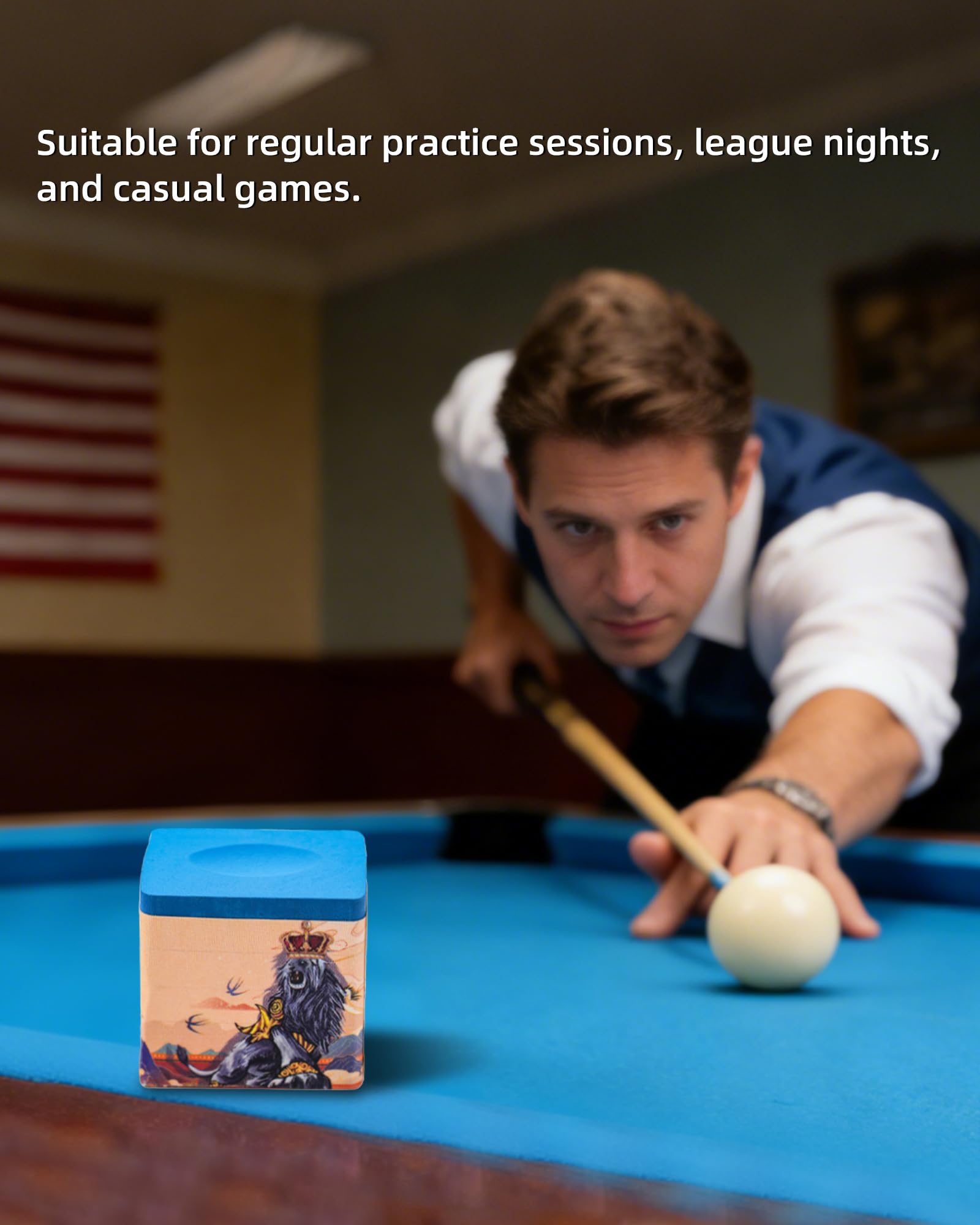 KONLLEN Pool Queue Kreide Nano Technologie Billardkreide für professionelles Turnier Dedizierte Poolkreide (hervorragende Leistung, langlebig)