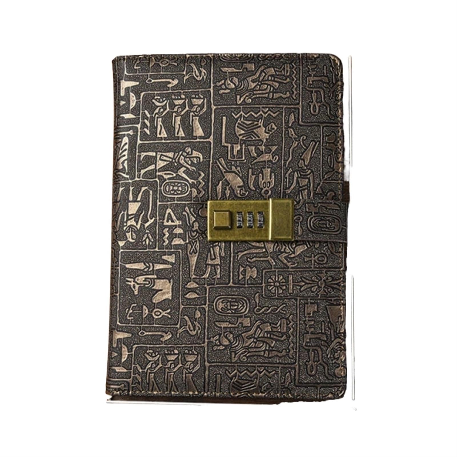 Hand account book journal intime A6 retro cadeau carnet de notes avec serrure