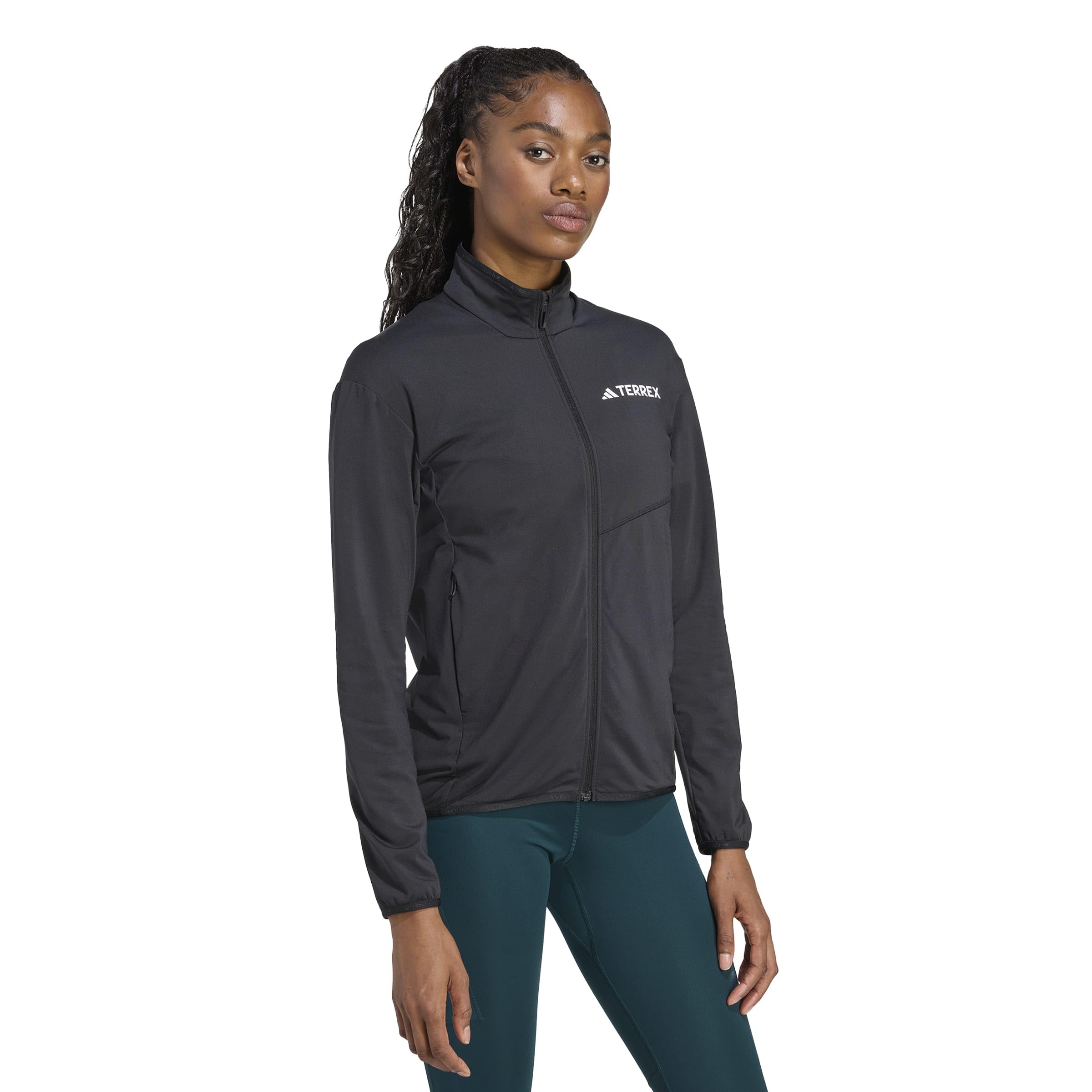 adidas Mujer Terrex Multi CLIMAWARM Full Zip Tech Fleece Jacket