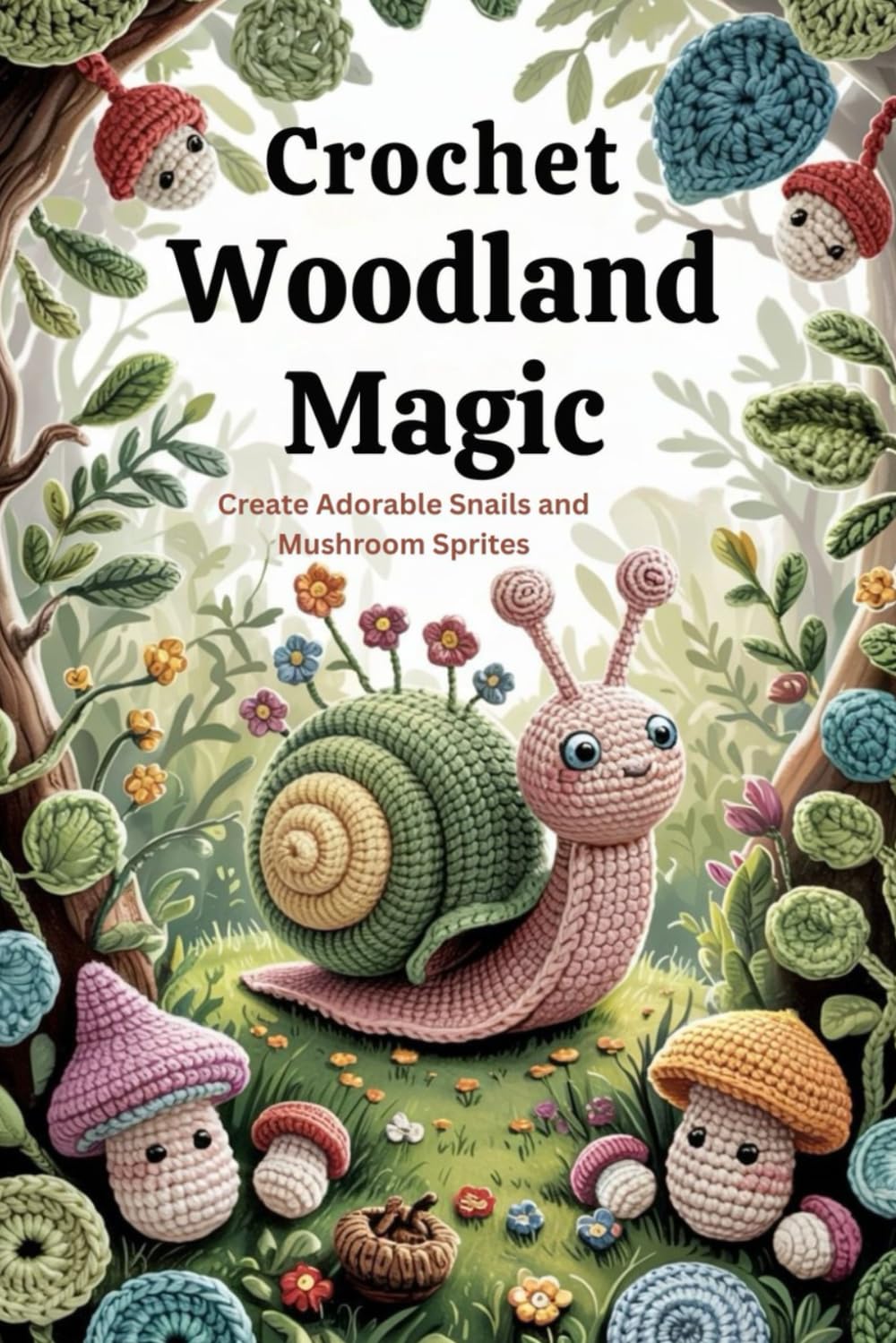 Crochet Woodland Magic: Create Adorable Snails and Mushroom Sprites
