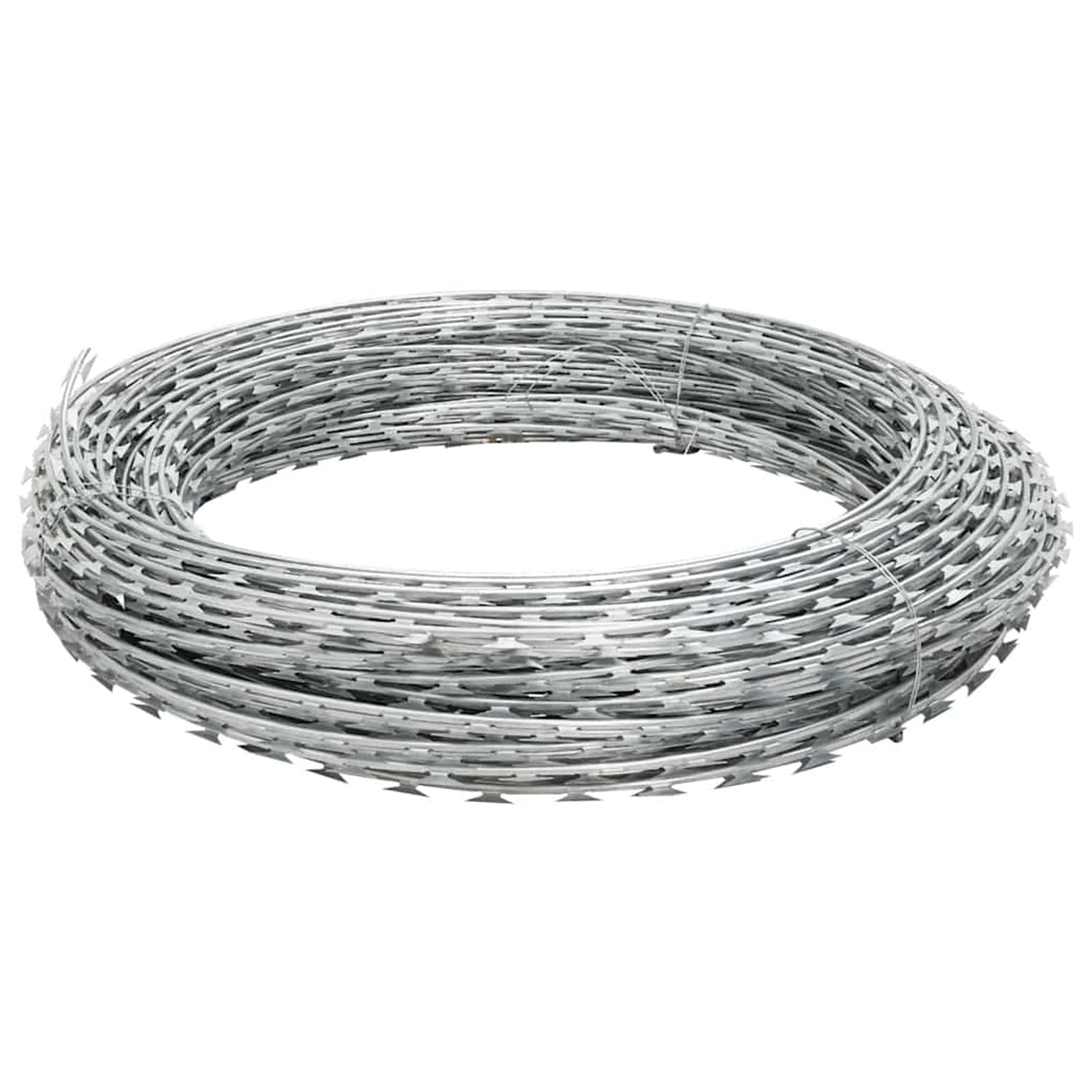 Gecheer Alambre de Púas para Jardín 60m - Seguridad Exterior, Acero Galvanizado, 17-20m Enrollado Modelo LYKLRZJ-141076ES