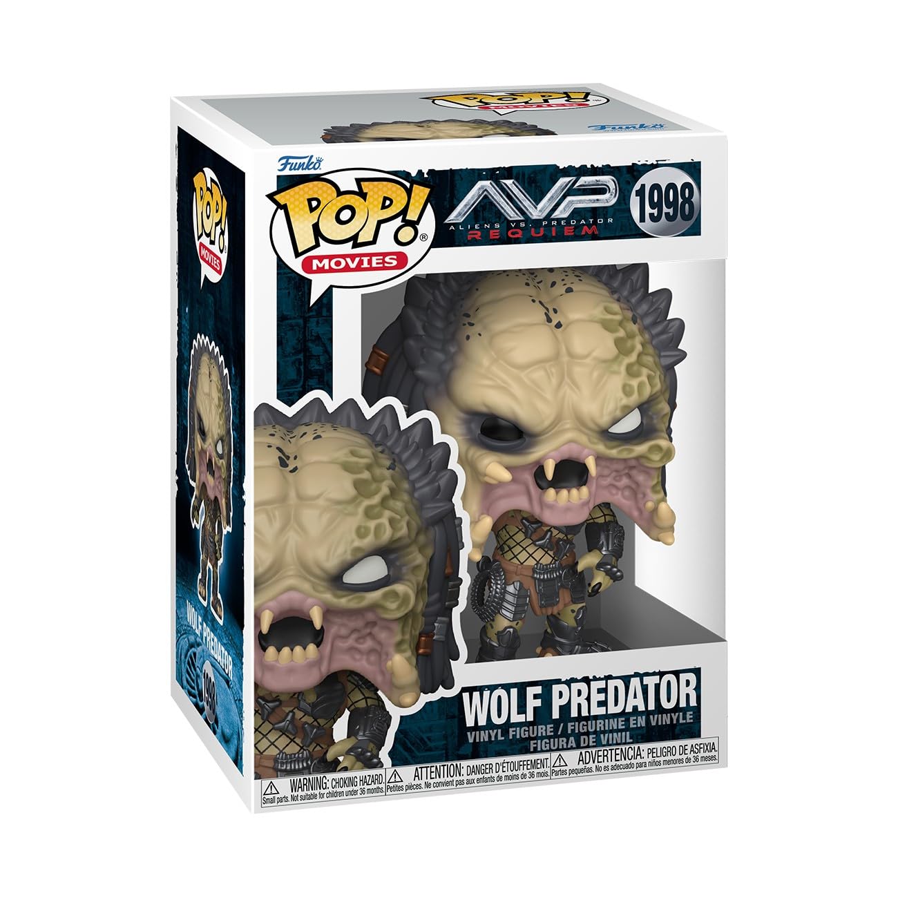 Funko POP! Movies: Aliens vs. Predator Requiem - Wolf Predator - 1 in 6 Chance of Receiving the Rare Chase Variant - Styles May Vary - Sammelbare Vinylfigur - Geschenkidee - Offizielles Merchandise - 1