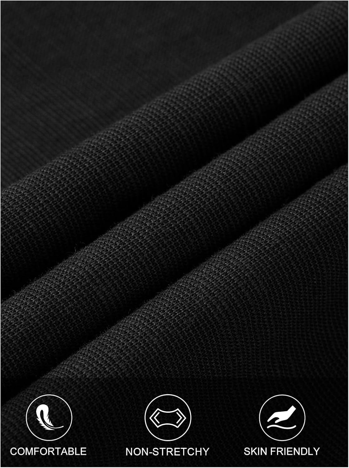 MEROKEETY Women's 2025 Fall 3/4 Sleeve Shirt Dress Casual Button Down Shift Pleated Midi Dresses with Pockets - Image 5