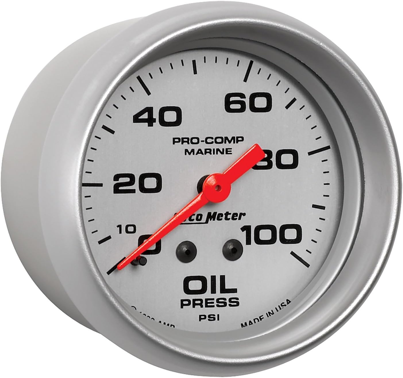 AutoMeter Gauge, Oil Pressure, 2 5/8", 100Psi, Mechanical