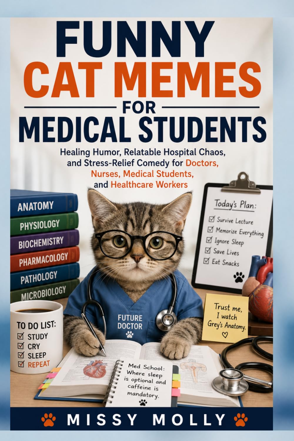 FUNNY CAT MEMES FOR MEDICAL STUDENTS: Healing Humor, Relatable Hospital Chaos, and Stress-Relief Comedy for medical students, Nurses, Medical ... Workers (The Laugh-A-Day Collection)