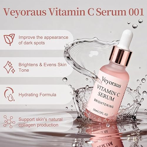 Miniatura 2 de Suero de vitamina C para la cara - Suero facial iluminador, antienvejecimiento y arrugas con vitamina C, hialuronato de sodio, vitamina E y más.