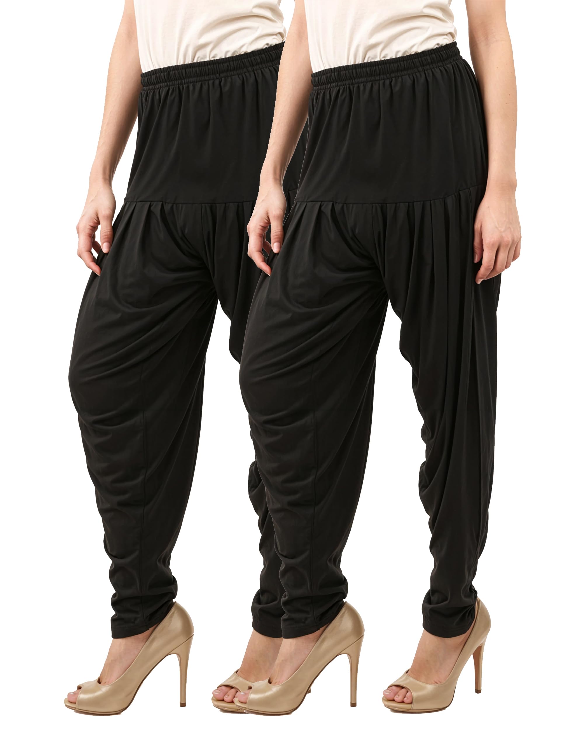 buy that trendz Women's Viscose Lycra Dhoti Patiyala Salwar Harem Bottoms Pants-picture-38