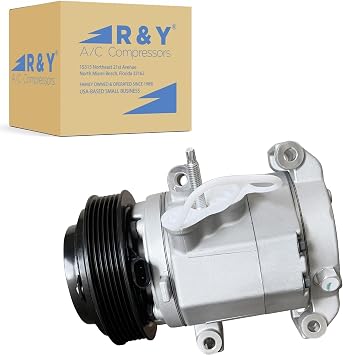 RYC New Automotive Air Conditioning Compressor AD-125N | Fits SsangYong Actyon Sports, Fits SsangYong Korando, Fits SsangYong Rexton. Replaces 741510, 6711303211, BP3435467M34