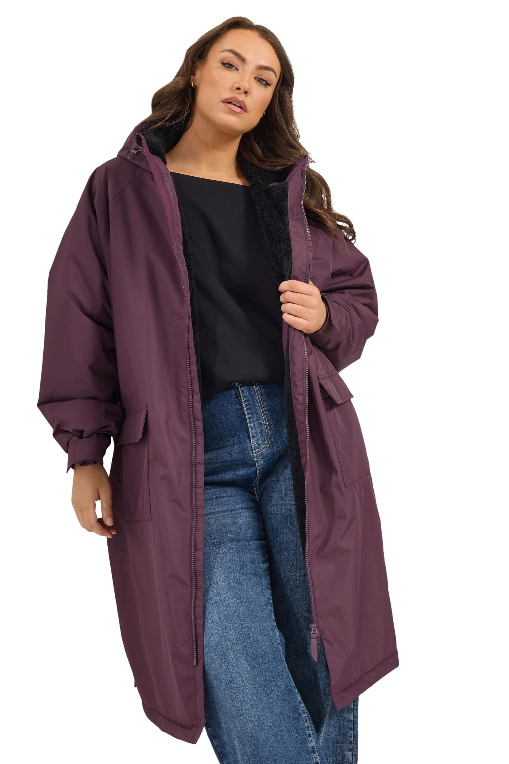 Yours Curve Red Changing Robe - Women's - Plus Size Curve