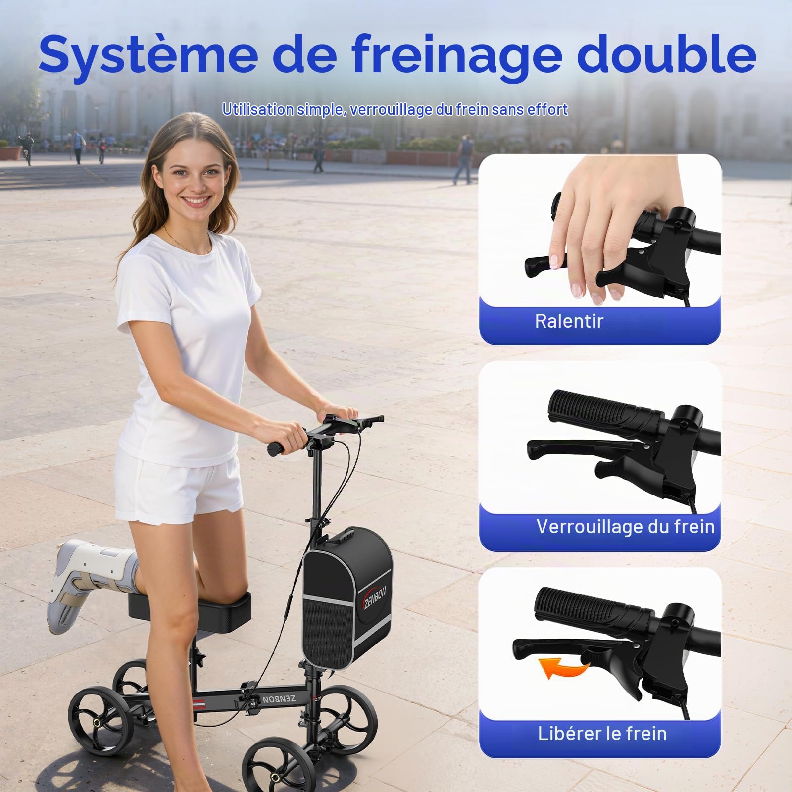 Trottinette à genoux 7301
