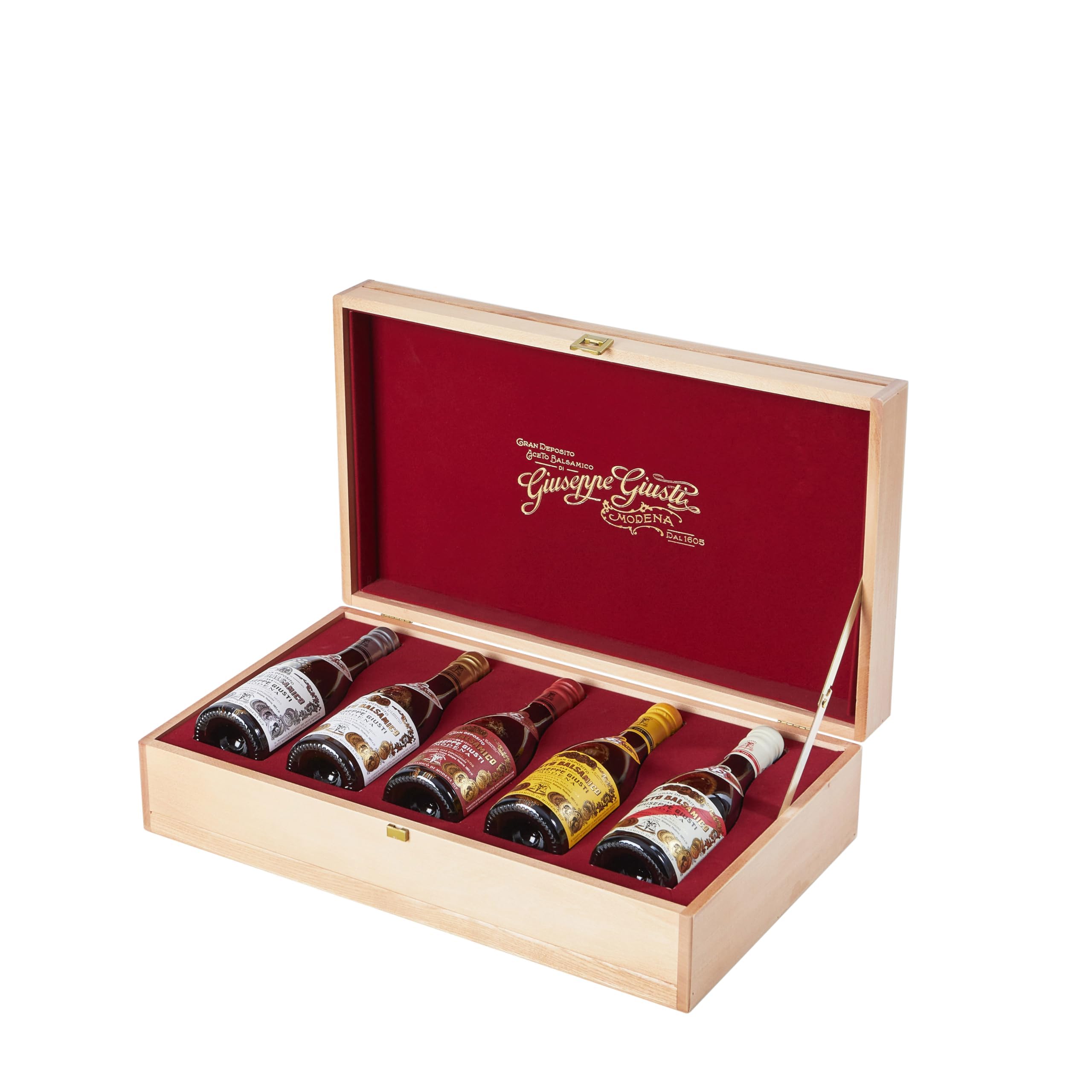 GiustiBalsamic Vinegar of Modena Complete Collection case - 5x250ml