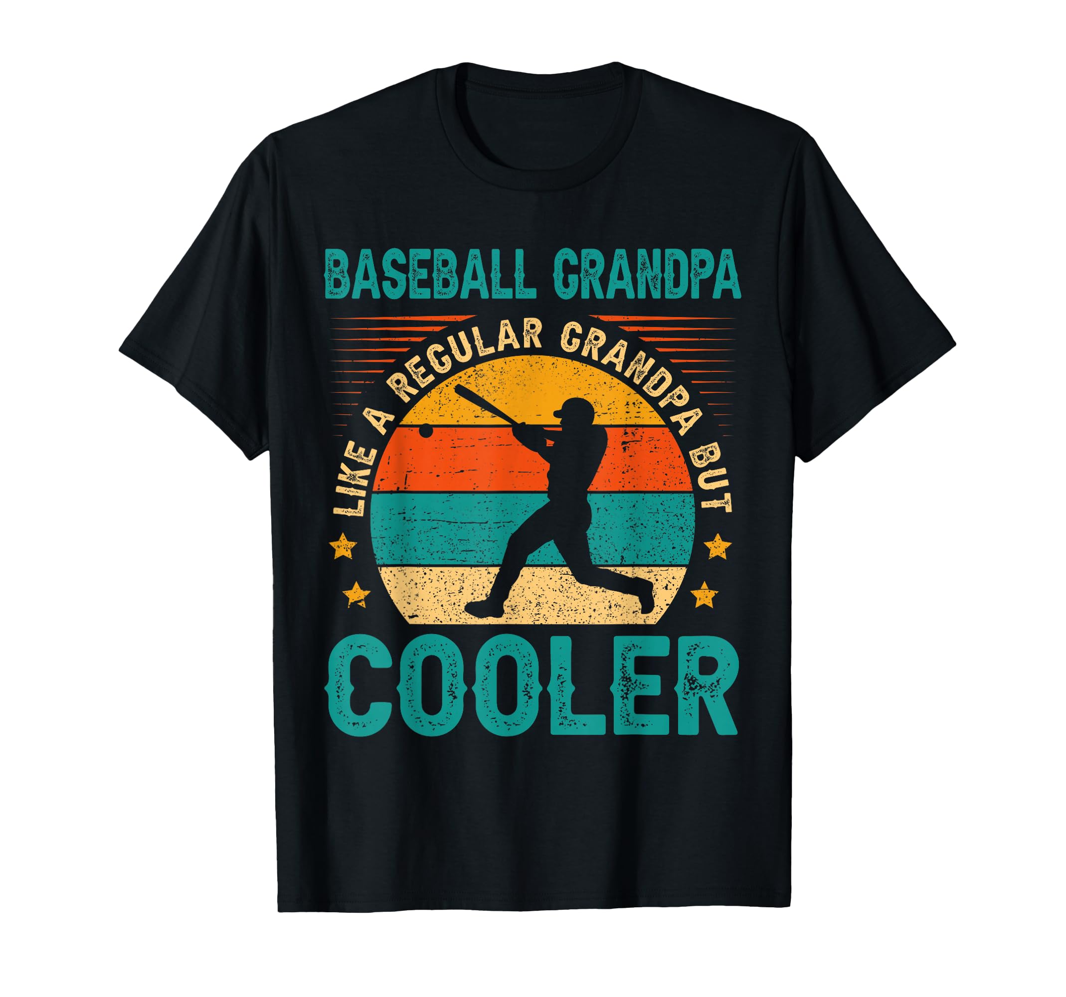 Vintage Baseball Grandpa, Like A Regular Grandpa But Cooler T-Shirt