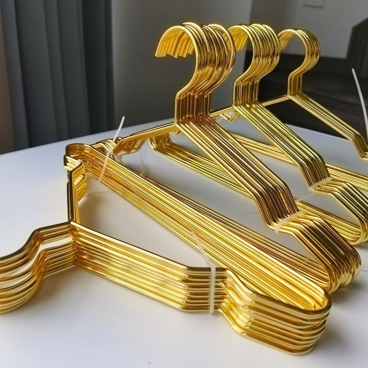 20pcs Metal Pet Hanger Small Dog Closet Hanger Cat Clothes Hanger Closet Baby Hangers Pet Accessory Nursery Kids Cat Hangers Dog Clothes Rack Cat Accessories (length9.8inch)