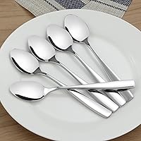 Vista 5 de 16 cucharaditas de acero inoxidable, 5.9 pulgadas