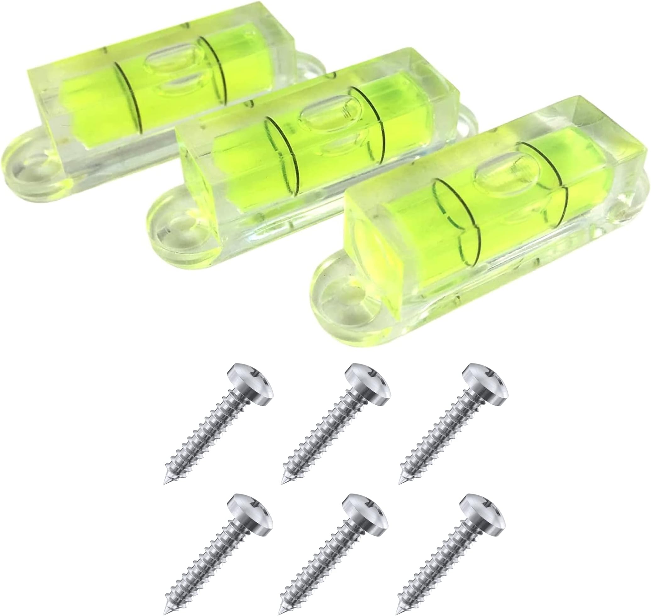 Mini Bubble Spirit Level Screw On x 3 28mm