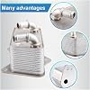 Enfriador de aceite de transmisión 6DT35-1712100 Accesorios para autos Compatible con BYD S6 S7 M6 Song MAX 2.4L Radiador de aceite de transmisión 7
