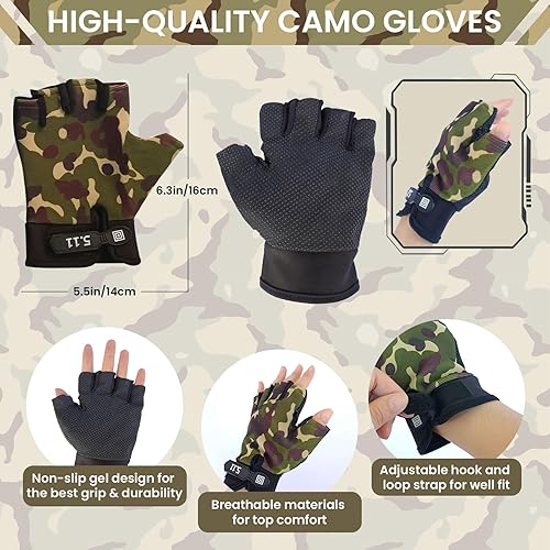 Miniatura 2 de Disfraz militar de 20 piezas para niños, soldado militar para niños de 3 a 10, juego de rol de equipo del ejército, disfraz de Halloween de