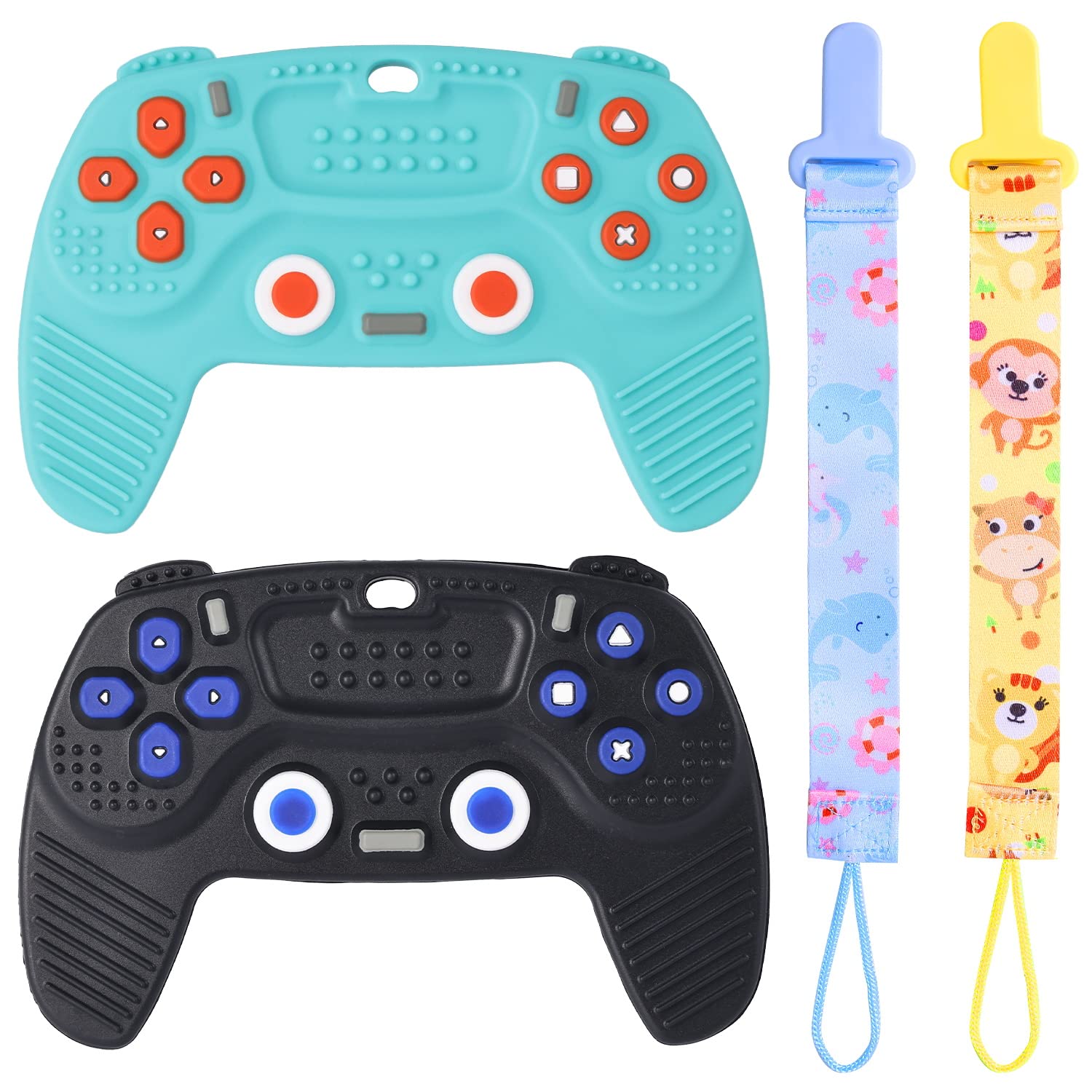 Teething Toys for Babies 612 Months 2 Pack Silicone