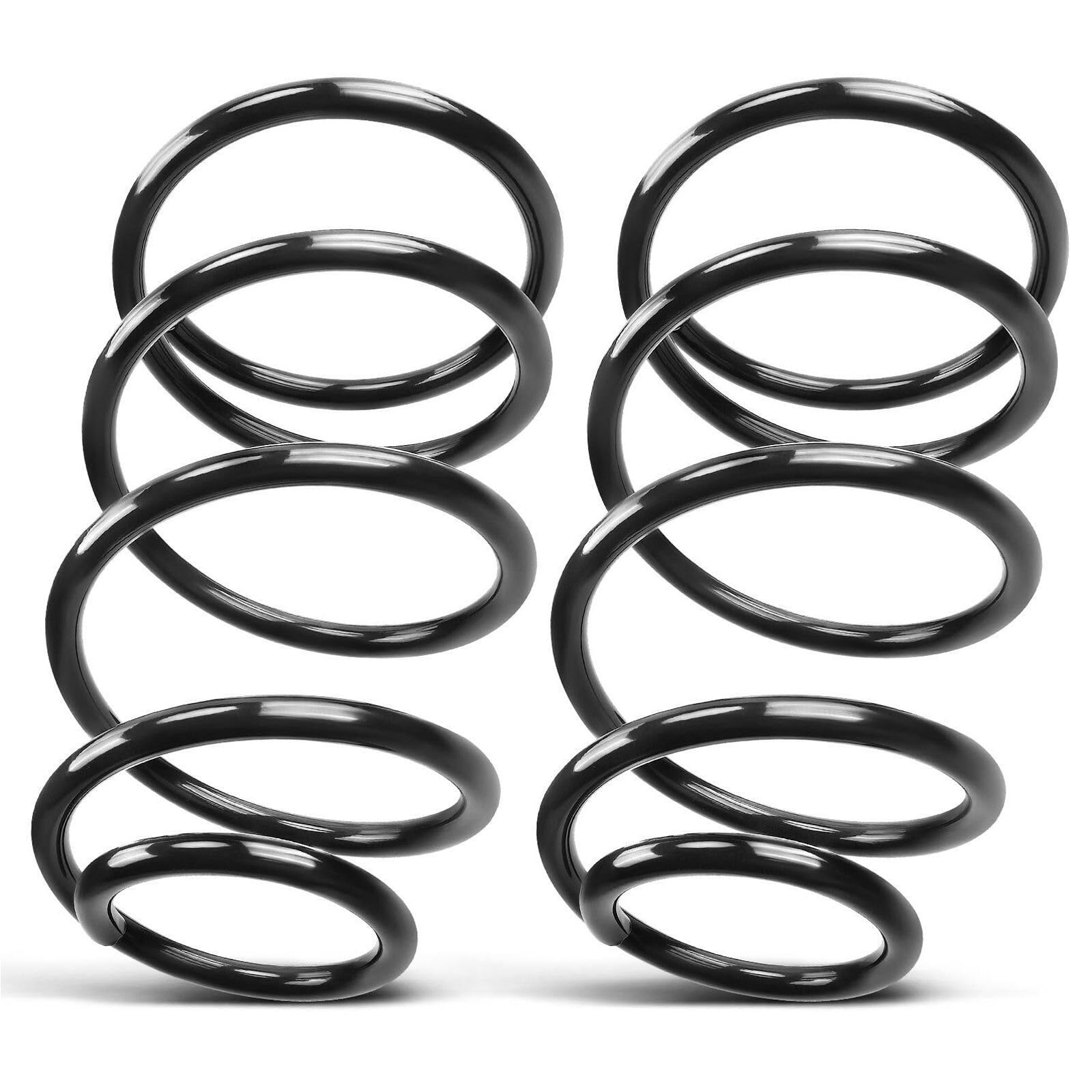 EIDZADK 2pcs Air Suspension Shock Absorber Strut and Spring Set Front Left Driver and Right Passenger Side Black With Coil Compatible with Dodge/Plymouth Neon 2.0L 1995-1999