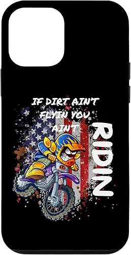 iPhone 12 mini IF DIRT AINT FLYIN YOU AIN'T RIDIN DIRT BIKE MOTOCROSS TRAIL Case