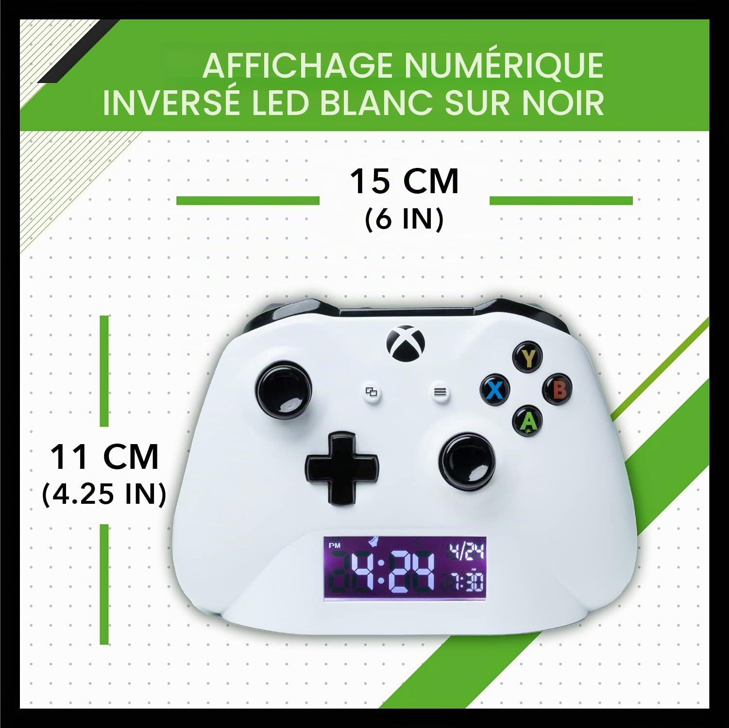 Paladone Réveil XBOX | Produit Jeu Vidéo sous License Officielle