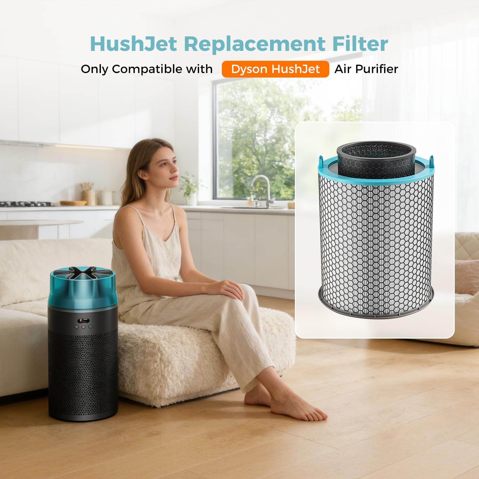 Amazon.com: HJ10 Hushjet Purifier Replacement Filter Compatible