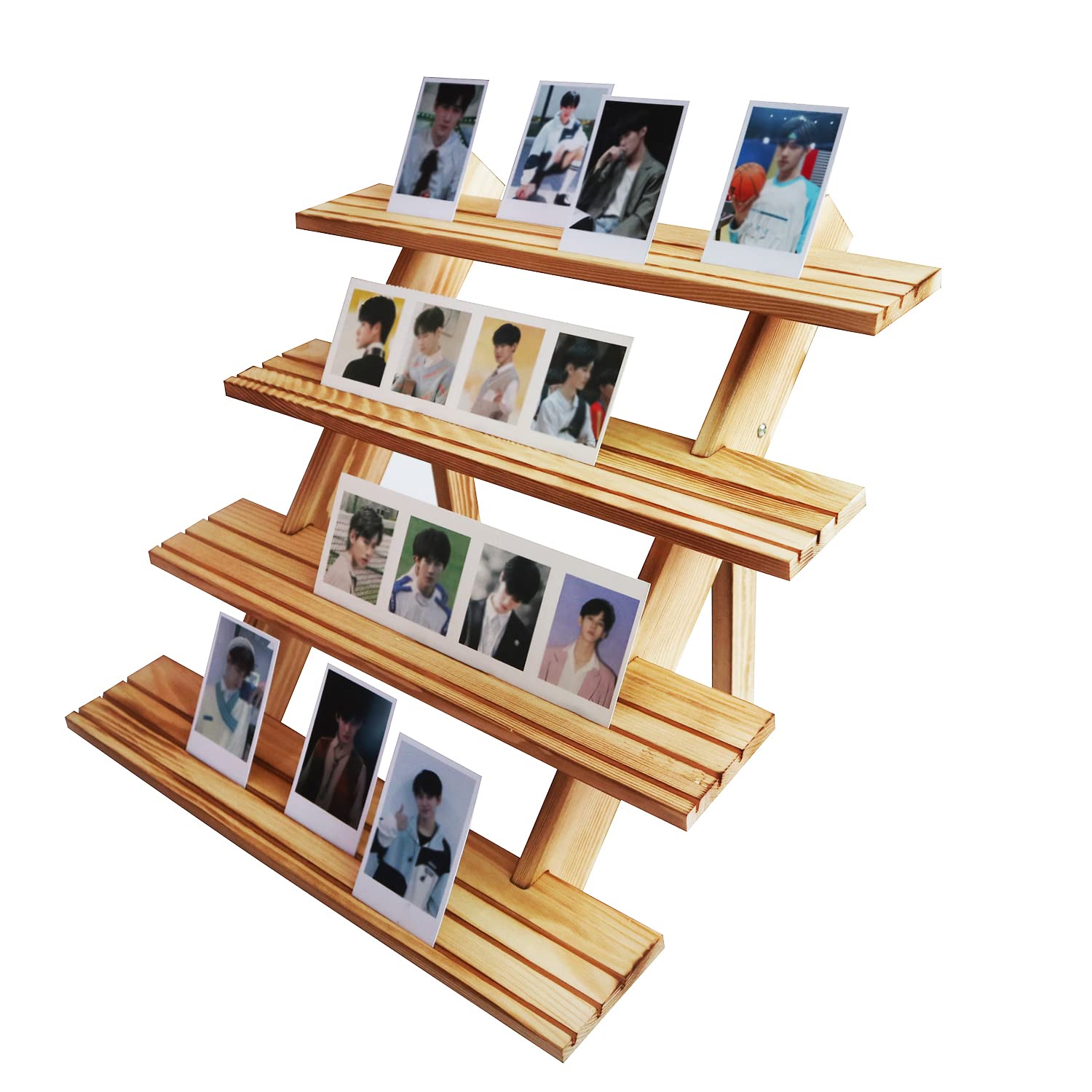 Présentoir à Bijoux En Bois Avec 84 Trous - Organisateur Boucles D'oreilles - 13 X 9 Cm - Idéal Coiffeuse, Boutique, Cadeau Femme