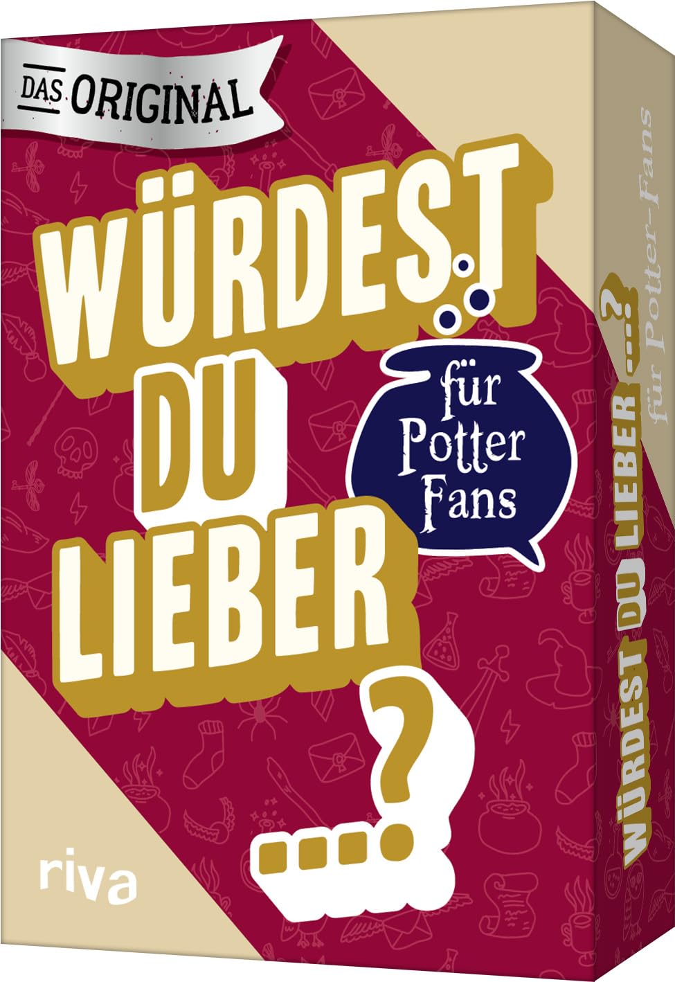 Würdest du lieber …? – Die Edition für Potter-Fans: Das Kartenspiel. Der Spieleklassiker für Fans von Harry Potter. Lustiges Geschenk für Potterheads
