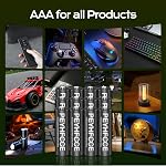 1.2V 600mAh Remboursé AA Piles NiMH Solaire AA Batterie pour lampes solaires extérieures et appareils ménagers haute capacité préchargée 12 Boîtes