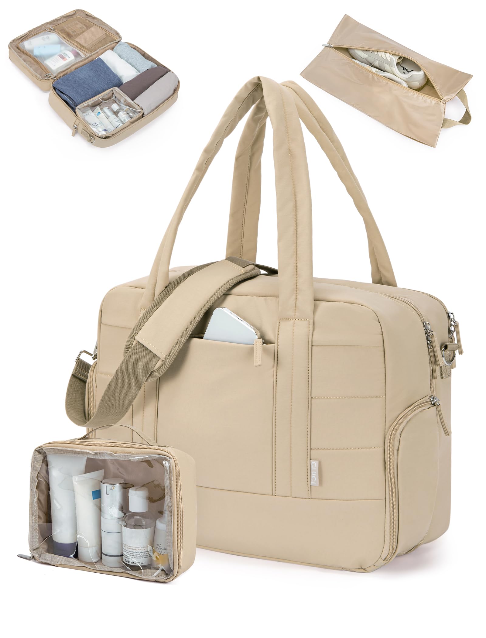 Weekender Bags For Women CLUCI Weekender Travel Bag For Women, 30L