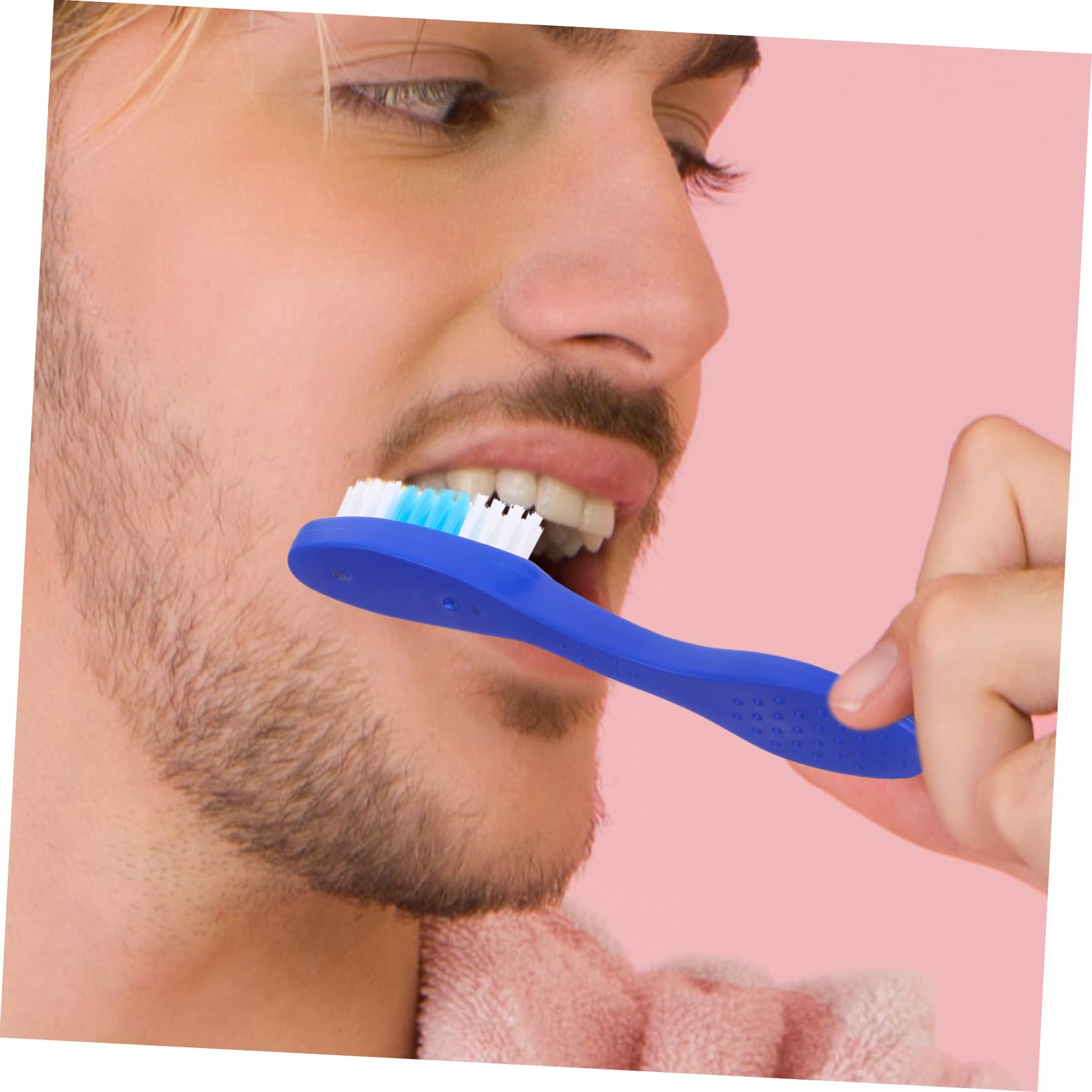 CALLARON 5 Set Spazzolino Antiautolesionismo Maniglia Piccolo Detenuti Scovolino Denti Scovolini Dentali Mini Spazzolini Da Denti Spazzolino Da Denti Con Manico Corto Nylon 10 Pezzi * 5
