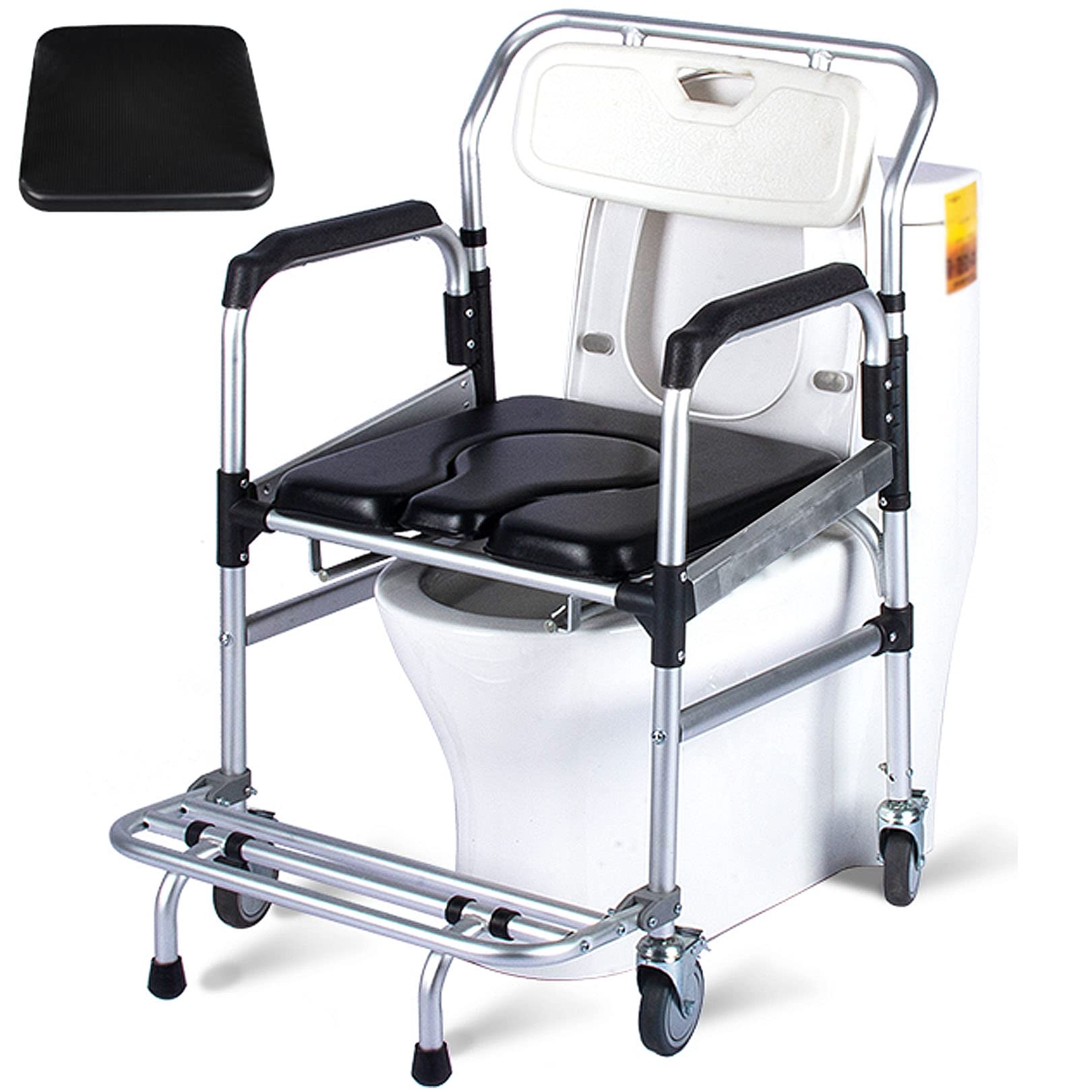 ベッドサイドローリングトイレシートスツール、折りたたみシャワー