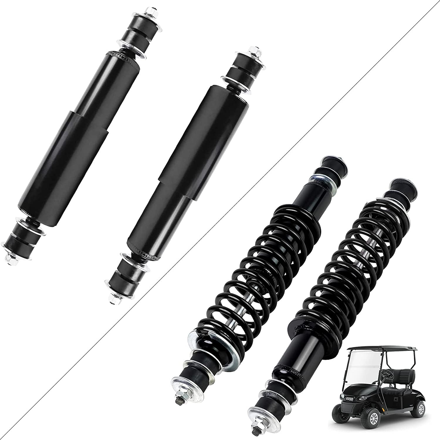 Buy EZGO TXT Shocks and EZGO Golf Cart Shocks with Heavy Duty Coil