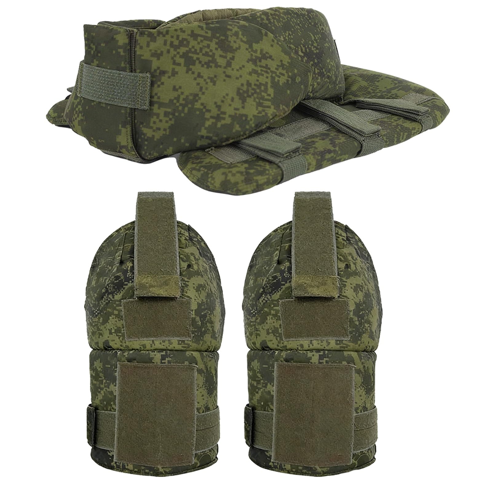 Kit Tattico di Protezione per Spalle e Collo, Protezione per Bicipiti EMR in Rete, Attrezzatura Personale per Giochi di Sopravvivenza, Accessori per La Caccia All'aperto