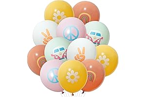 ANGOLIO Groovy Birthday Balloons