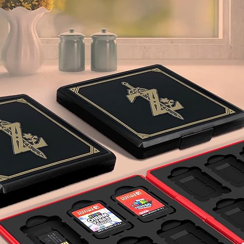 Miniatura 3 de doepeBAE Funda para tarjetas de juego para Nintendo Switch, soporte portátil para tarjetas de juego, funda rígida de almacenamiento de tarjetas de