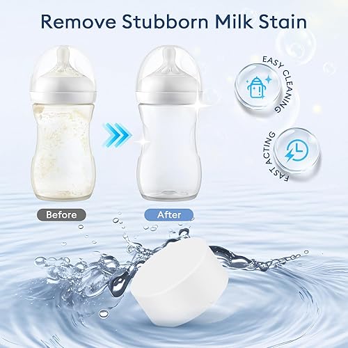 Miniatura 4 de Tabletas de detergente profesional de limpieza profunda para todas las lavadoras de biberones, pastillas para lavadora de biberones, esterilizador y