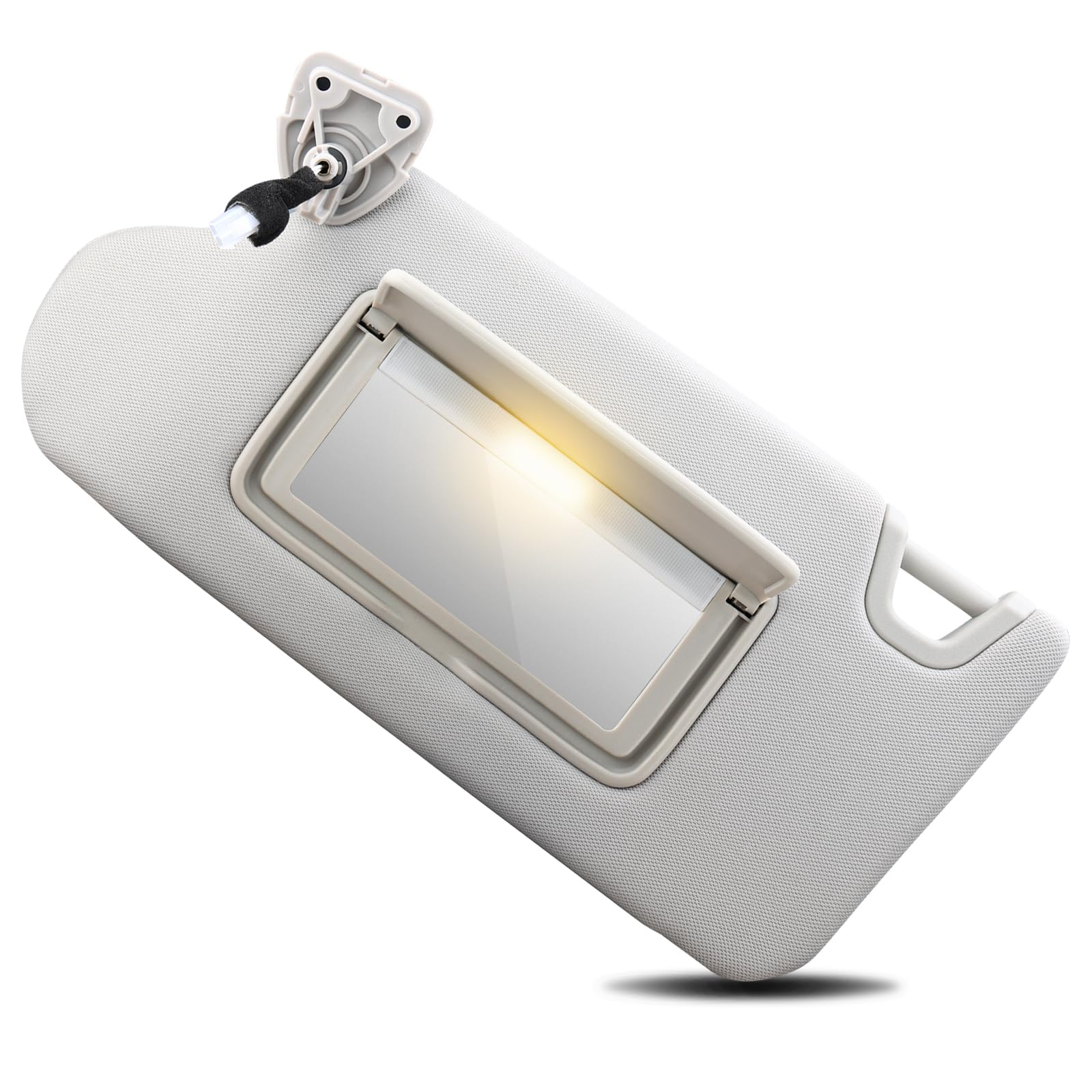 Left Driver Side Sun Visor Fit for 2013 2014 2015 2016 2017 2018 Nissan Altima with Mirror,Replaces 96401-3TA2A 964013TA2A