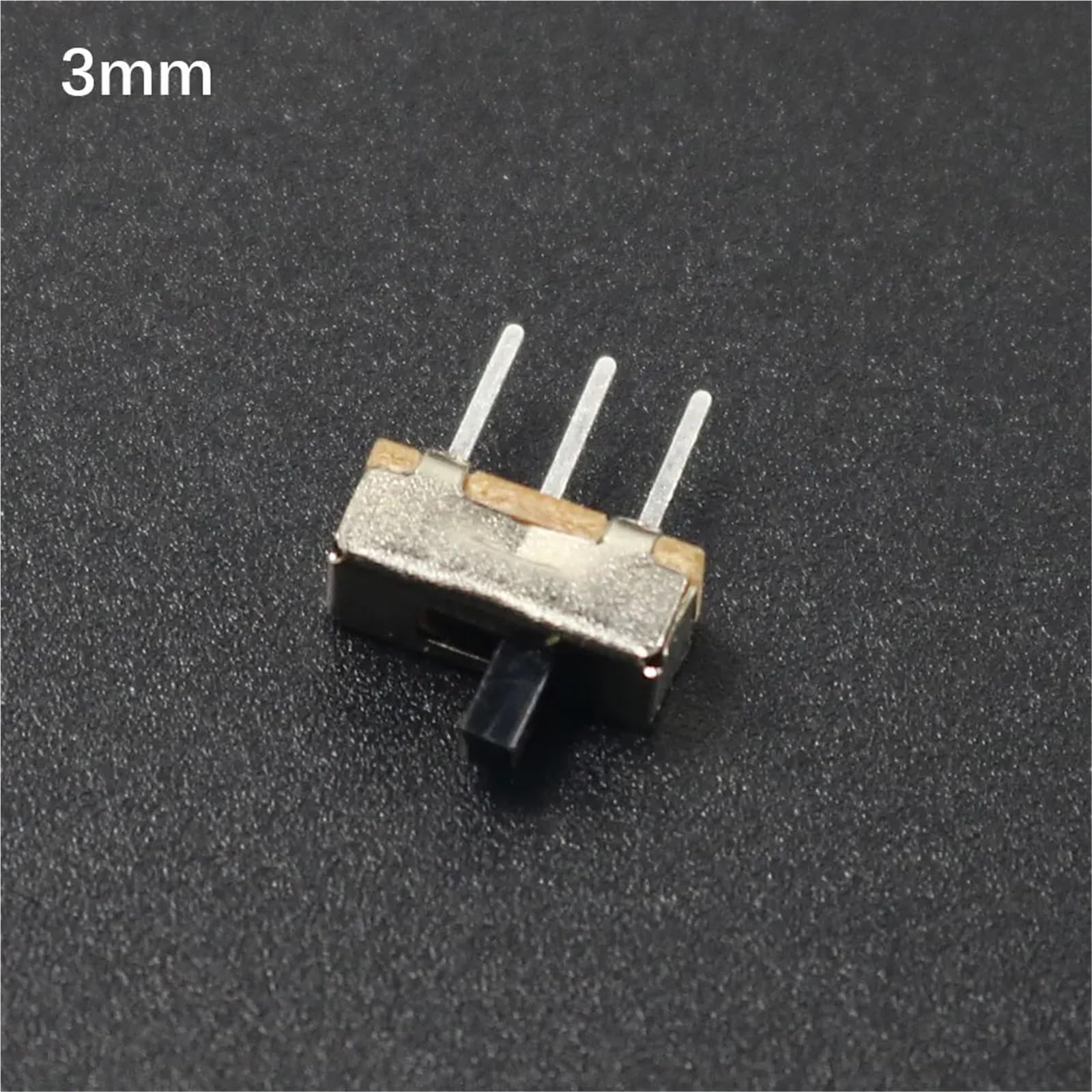 Przełącznik suwakowy SS-12D00 wł./wył., 3-pinowy, 1P2T, pozycja 2, długość uchwytu: 3 mm, 4 mm, 5 mm i 6 mm, 10-100 szt. (wysokość uchwytu 6 mm, 100 sztuk)