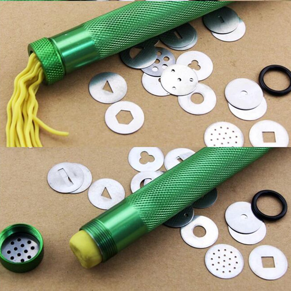 Sugar Paste Extruder with 20 Tips Sugar Craft Fondant Cake Decorating Tool Paste Extruder Clay - Image 9