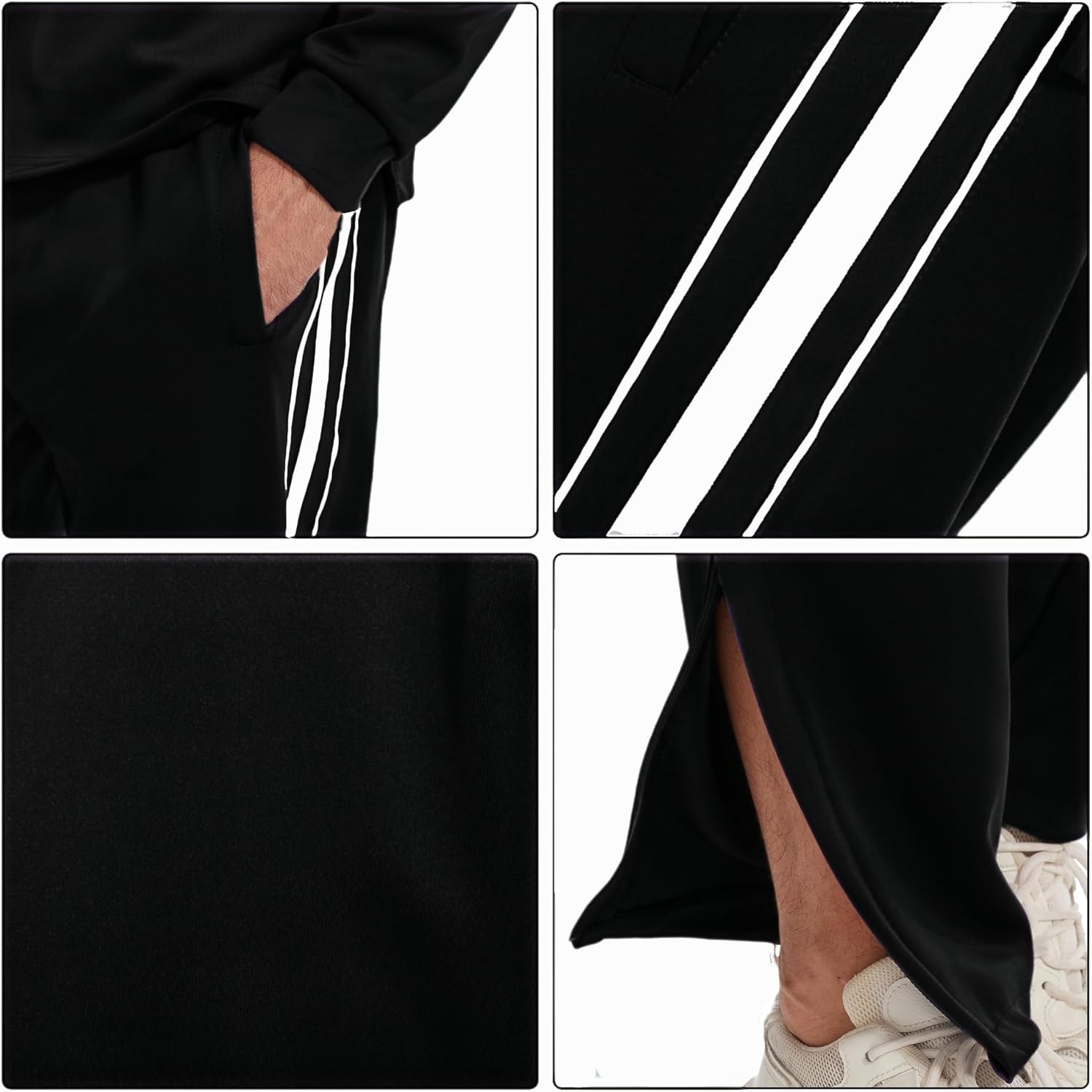 Eylhot Men's Tracksuits Sweatsuits for Men Athletic Track Sweat Suits 2 Piece Set Full Zip Sports Jogging Suits Outfits - Image 5