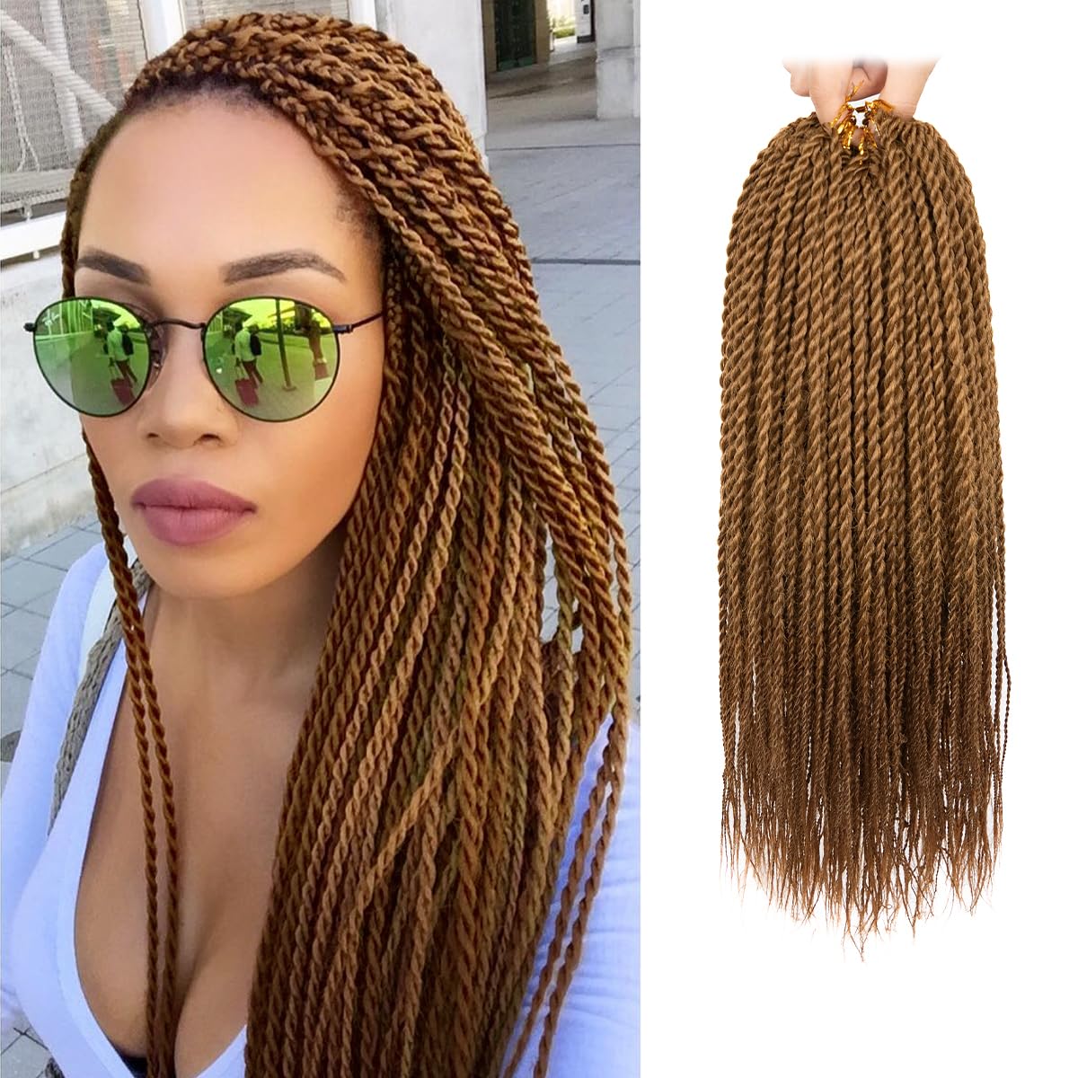 Amazon.com : NAYOO Senegalese Twist Crochet Hair for Black Women