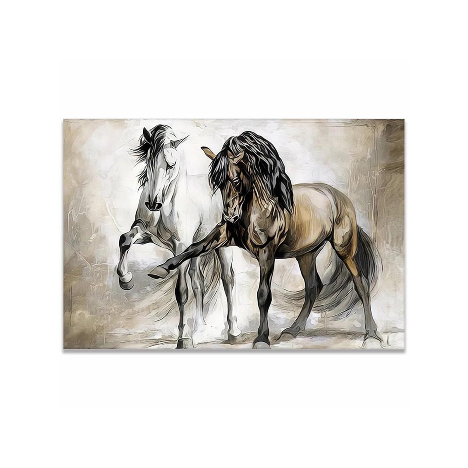 Tableau dessin de cheval pour sublimer la décoration du salon