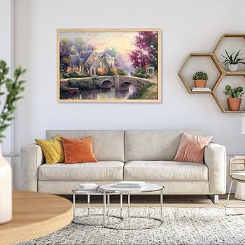 マークキング ハンティング・ランドスケープ ジグソーパズル1000pcs. キャンバス スタイル ジグソーパズル 1000ピース「Tangled