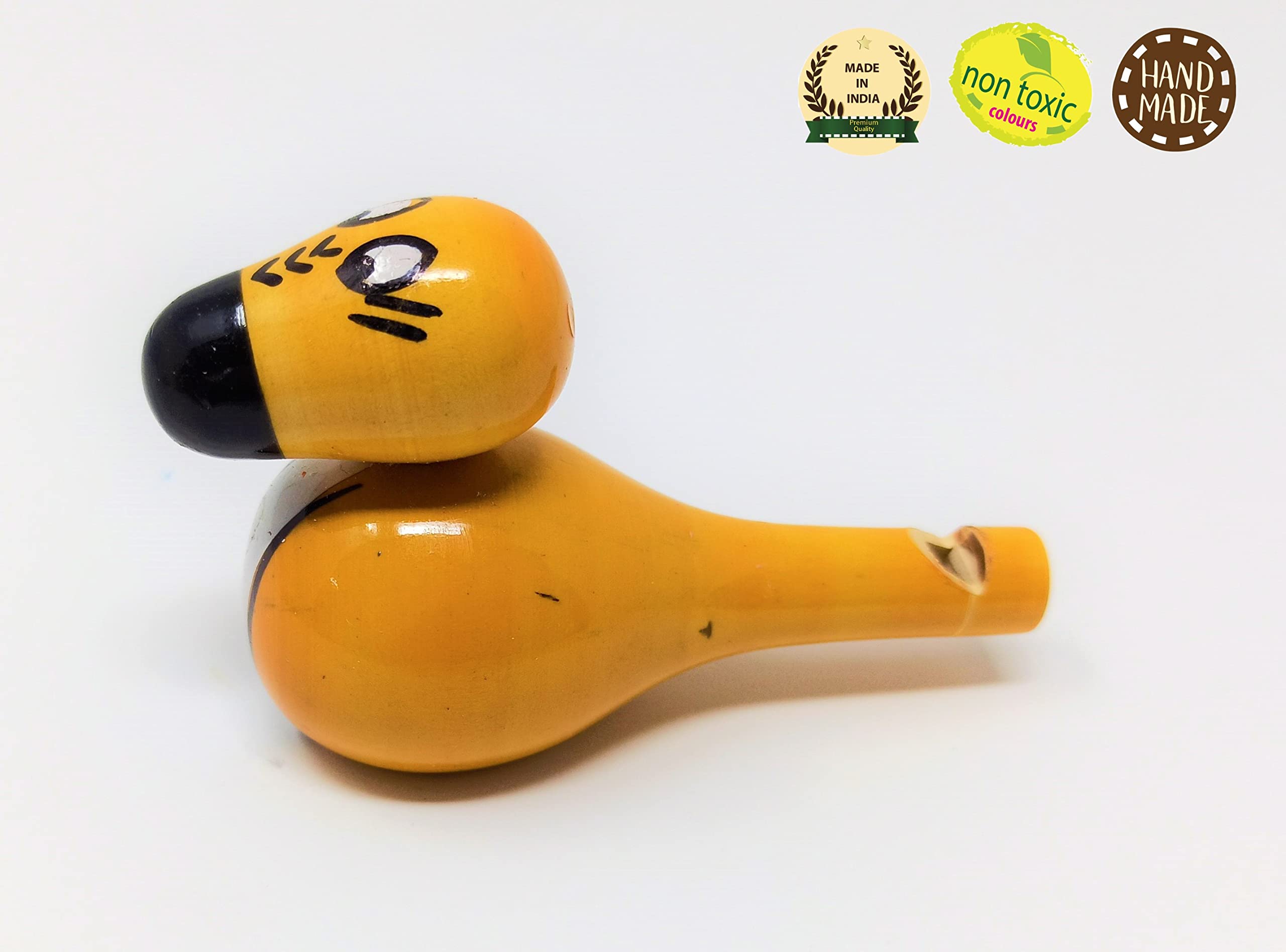 A&A Kreative Box Wooden Whistle Handcrafted Sound Toy Discover Sounds Develops Sensory Skills for Kids Toddlers Children (Pogu Penguin) - Image 4 thumbnail