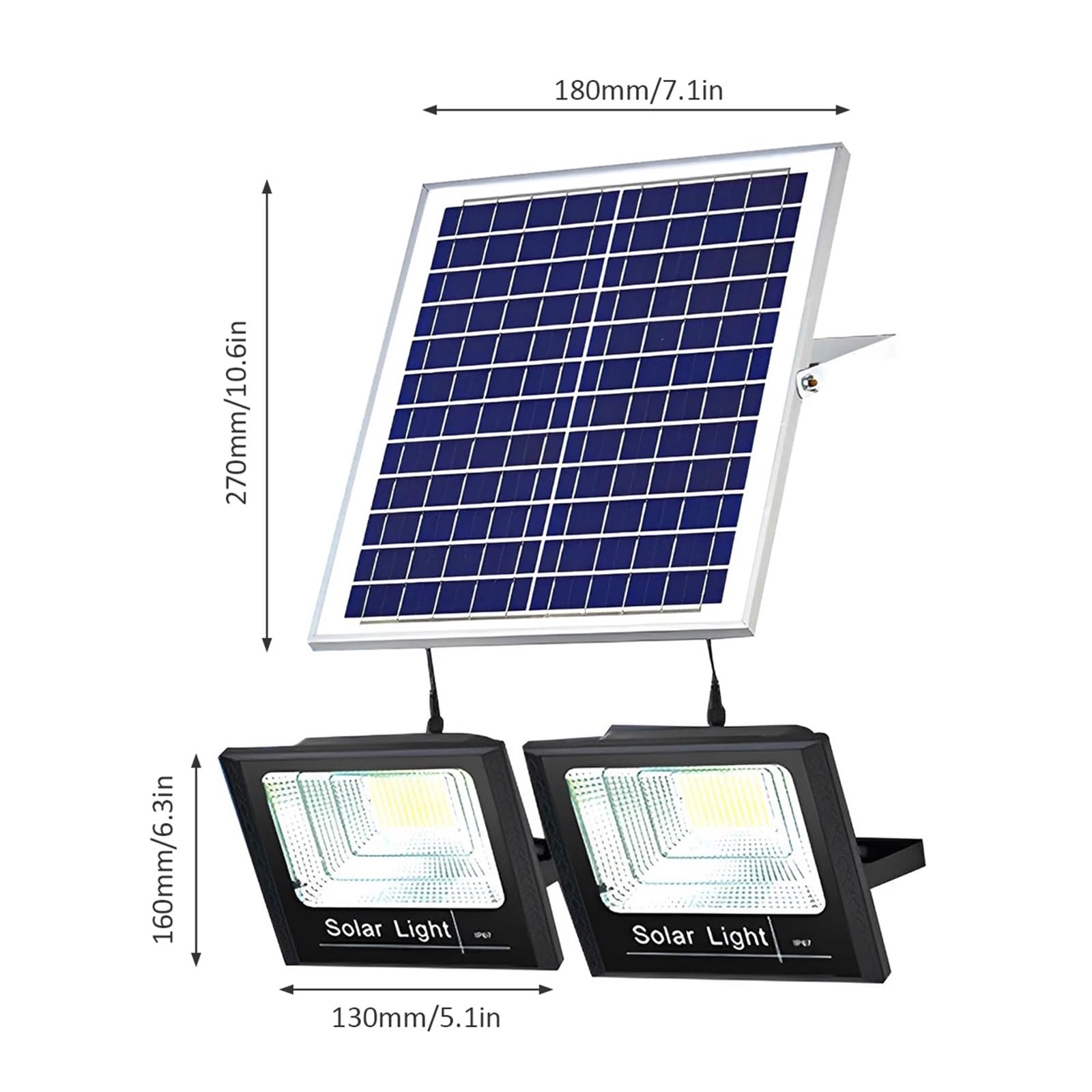 Lampa solarna zewnętrzna, Super Bright Solar LED Light Outdoor Garden Light Solar Street Light Path Lamp With Remote Control Waterproof Solar Spotlight