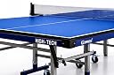GYMNCO 25MM Robust HIGH TECH Table Tennis Table with 100 MM Wheel (Top 25 mm Laminated Compressed & Free TT Table Cover + 2 TT Racket & Balls), Blue Top gallery image
