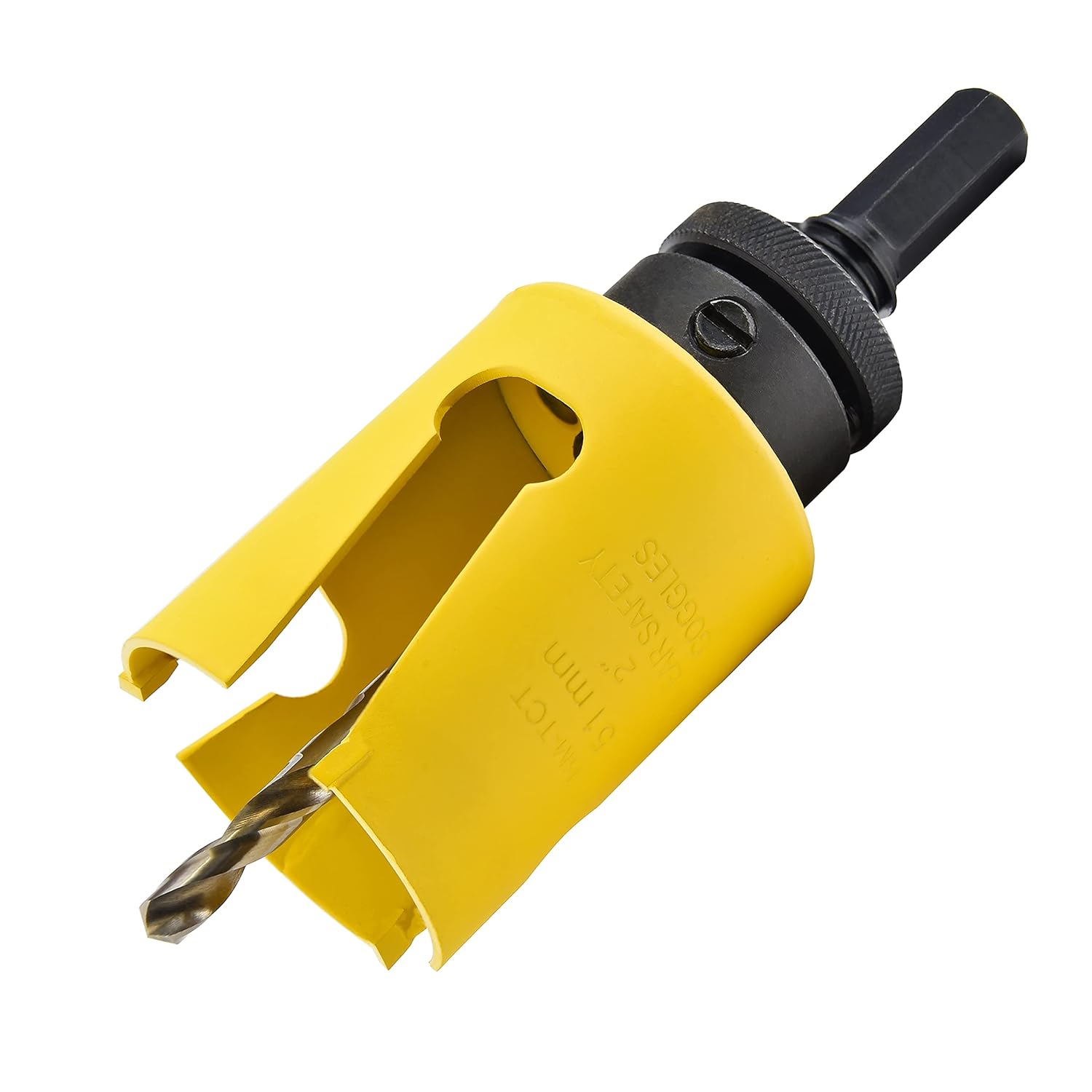 MaxTool 2-9/16" TCT Hole Saw 65mm Carbide Tip Holesaw 2.25" Deep w 5/8-18 Thread Arbor Pilot Drill 3-Piece for Tough Abrasive Material; CT00Y57R236A