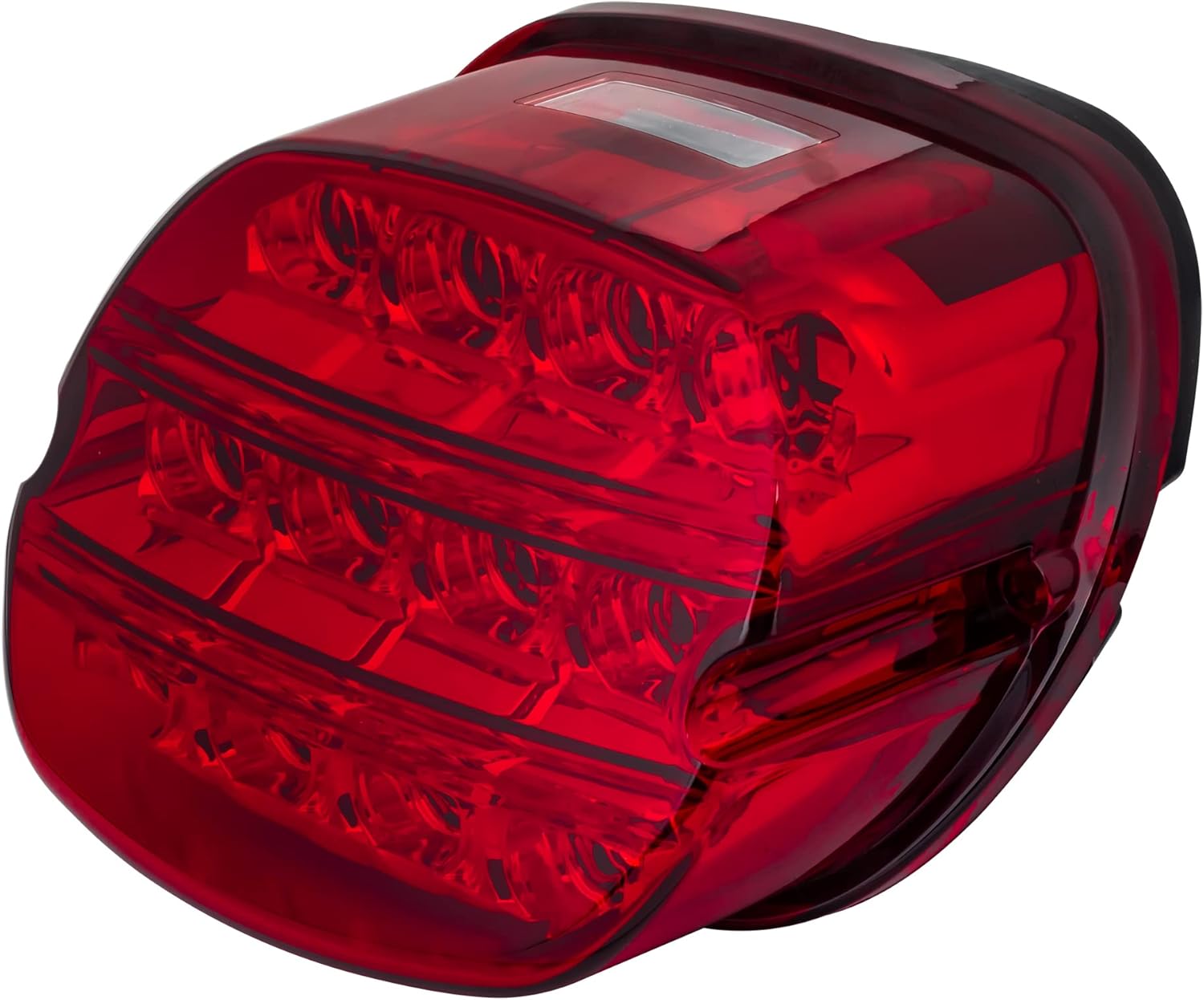 Eagle Lights Rear Layback LED Taillamp Replacement for Harley Davidson - Red Lens