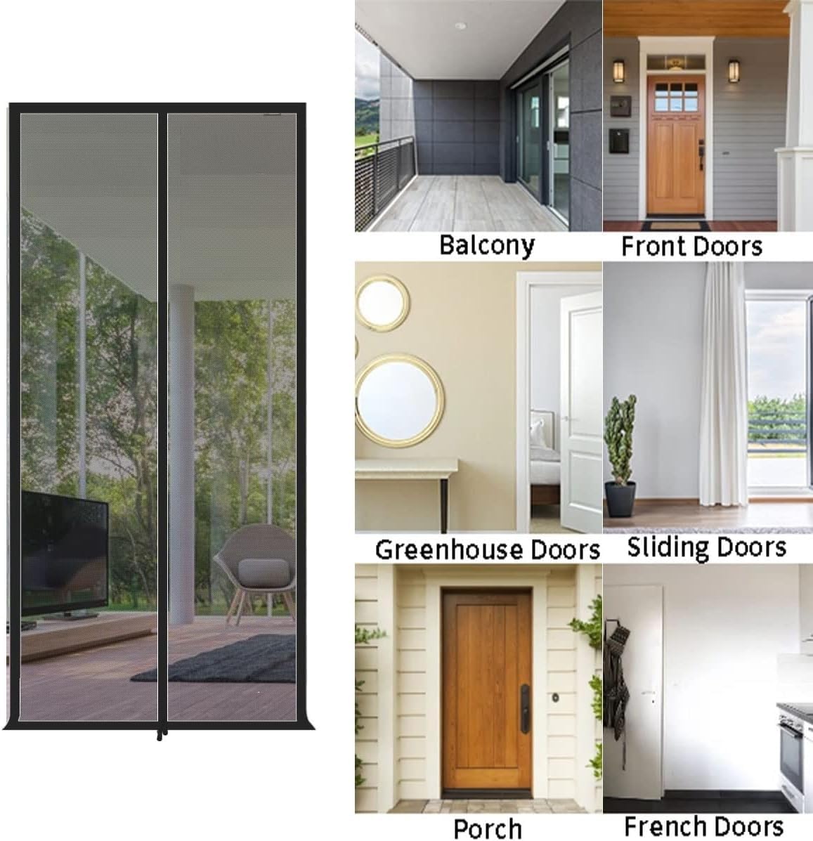 Katzenschutztür Mit Reißverschluss 90x220cm - Netz Für Treppen, Balkone & Flure